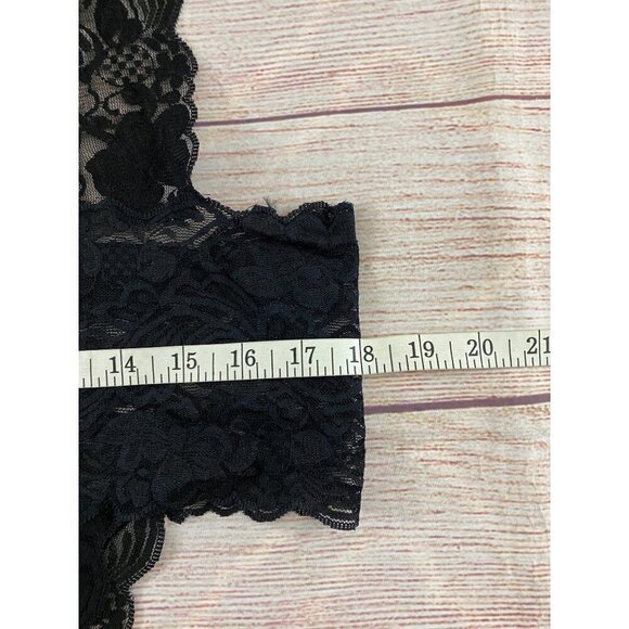 Frederick's Of Hollywood Sheer Black Lace Body Suit - 2XL - Picture 6 of 11